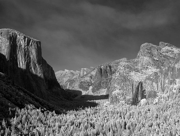 Yosemite Valley, El Capitan, and Bridalveil Falls
