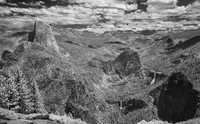 Half Dome, Vernal and Nevada Falls